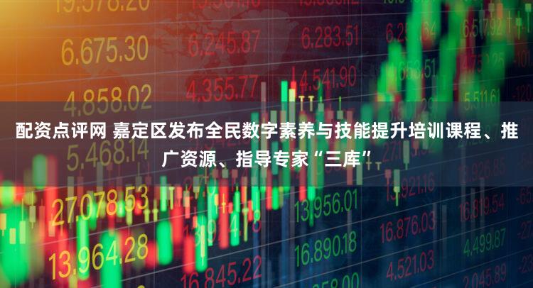 配资点评网 嘉定区发布全民数字素养与技能提升培训课程、推广资源、指导专家“三库”