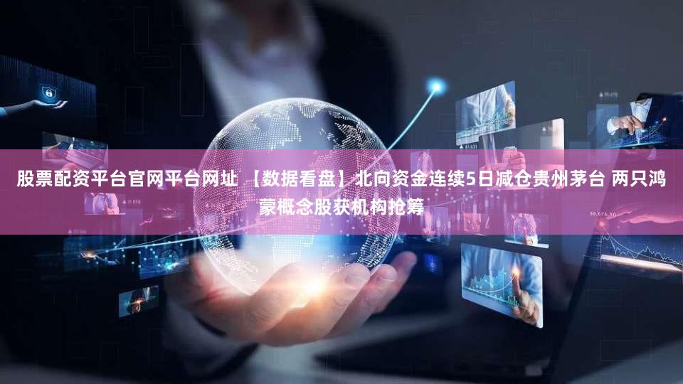 股票配资平台官网平台网址 【数据看盘】北向资金连续5日减仓贵州茅台 两只鸿蒙概念股获机构抢筹