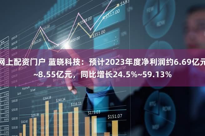 网上配资门户 蓝晓科技：预计2023年度净利润约6.69亿元~8.55亿元，同比增长24.5%~59.13%