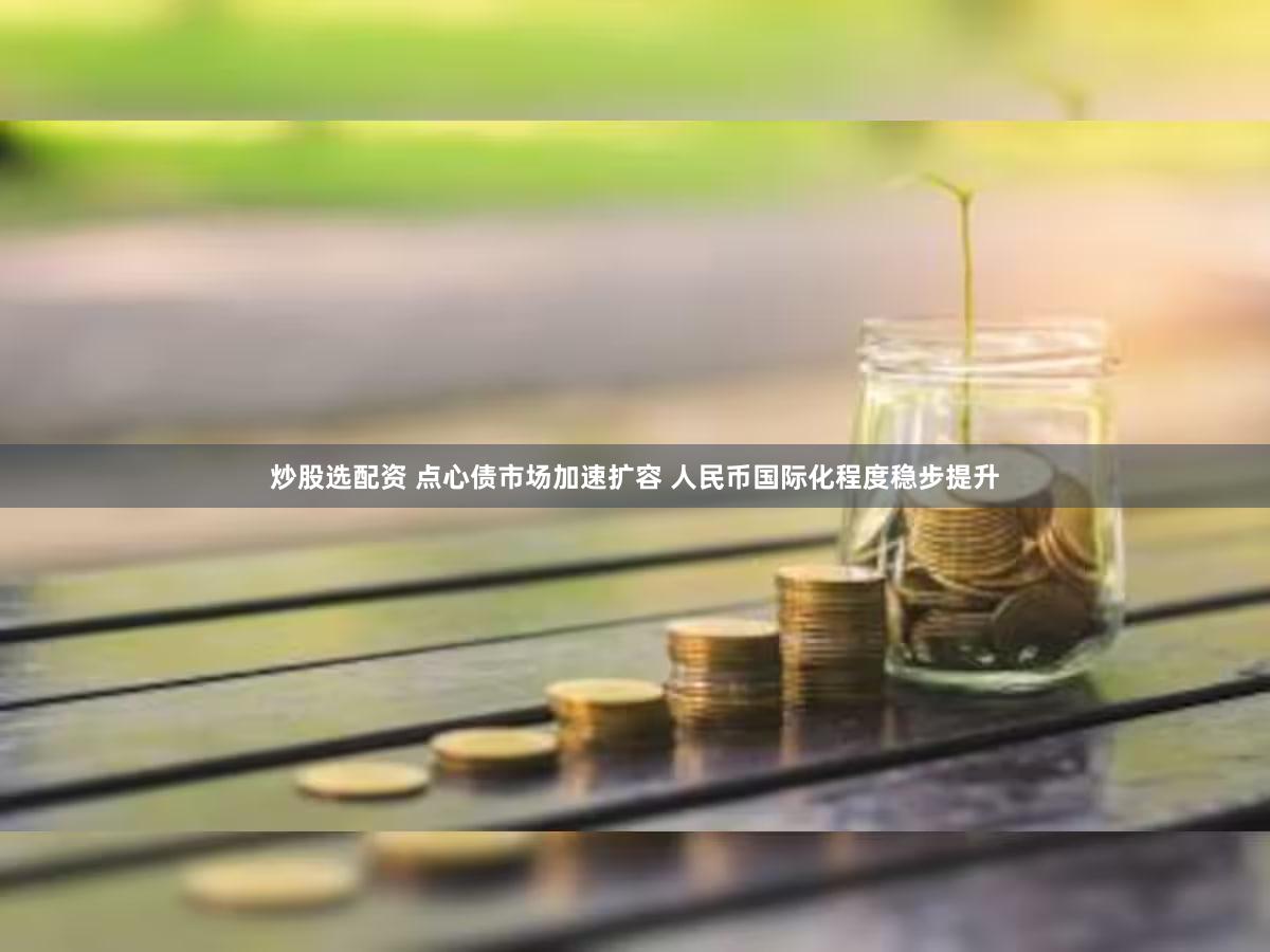 炒股选配资 点心债市场加速扩容 人民币国际化程度稳步提升
