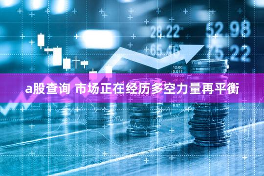 a股查询 市场正在经历多空力量再平衡