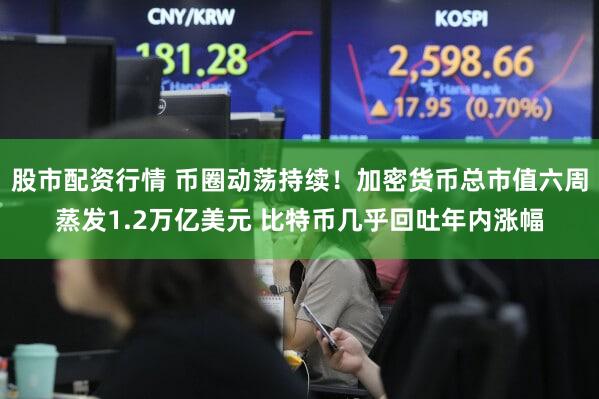 股市配资行情 币圈动荡持续！加密货币总市值六周蒸发1.2万亿美元 比特币几乎回吐年内涨幅