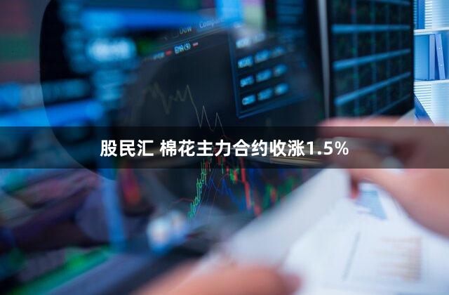 股民汇 棉花主力合约收涨1.5%