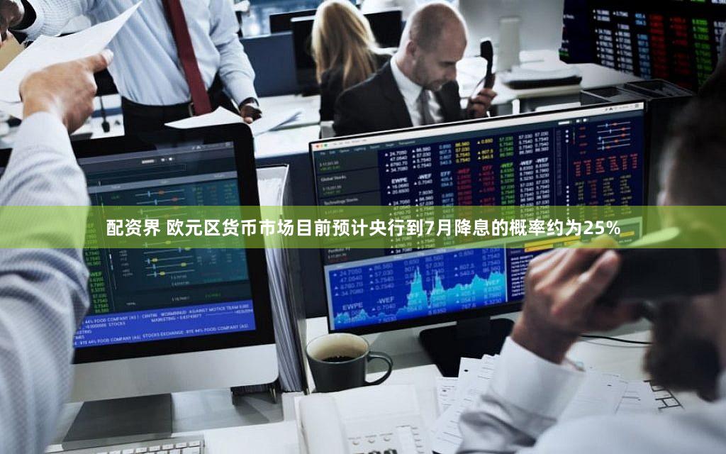 配资界 欧元区货币市场目前预计央行到7月降息的概率约为25%